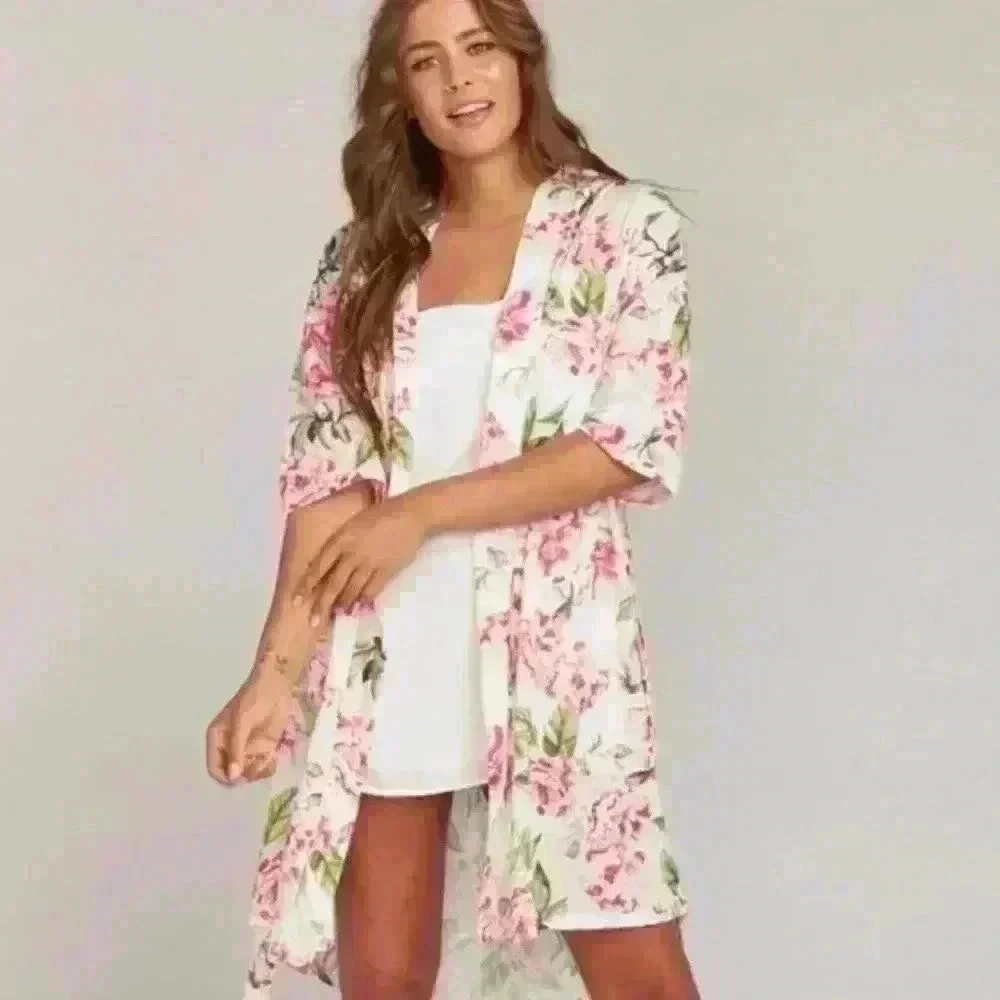 Show Me Your MuMu Brie Floral Robe One Size